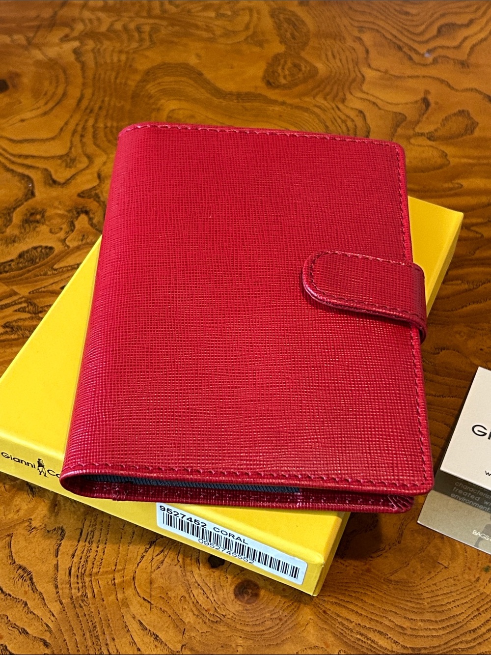 Genuine Italian Leather Passport Wallet